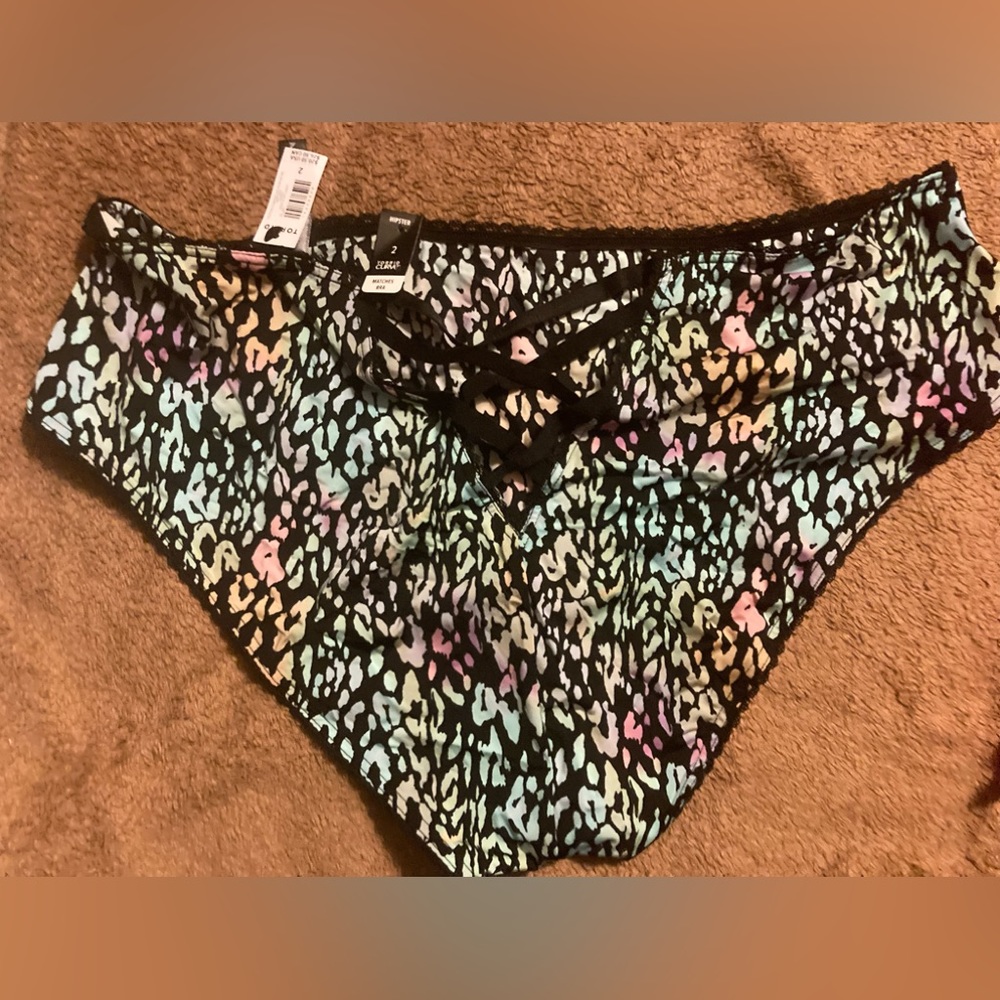 NWT Torrid Second skin microfiber hipster panty with cage back. Size 1